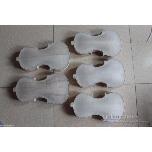 5 pcs 4/4 unfinished violin Flame maple wood 4/4 High quality New