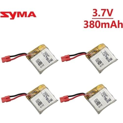 Upgrade battery for SYMA X21 X21W x26 X26A drone battery spare parts RC quadcopter accessories 3.7 V 380mAh with 5in1 Charger