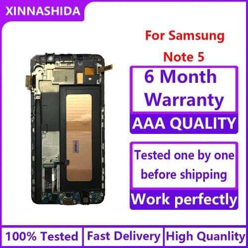 For SAMSUNG Galaxy Note 5 Display LCD Touch Screen for SAMSUNG Note 5 Note5 N920A N9200 N920C SM-N920