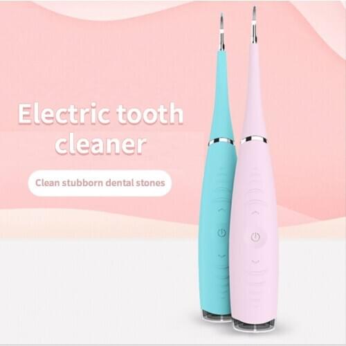 Electric Ultrasonic Tooth Remover Tooth Calculus Tooth Stains Cleaner Whiten Teeth Portable Health Hygiene Cleaner Machine