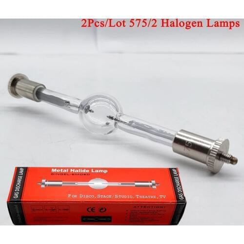 2xLOT Free shipping 2019 HMI 575/2 Lamp For Stage Moving Head Lights Scan Lamp Bulb 575W Professional High Quality Halogen Lamps