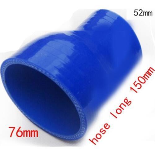 ID 52mm to76mm Offset Silicon adapter hose