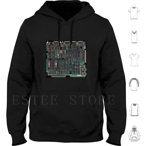 Commodore Amiga 1000 Hoodies Commodore Amiga 1000 Commodore Amiga 1000 A1000 Amiga Pc Computer Motherboard Chip