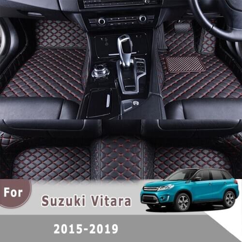 RHD Carpets For Suzuki Vitara Escudo LY 2019 2018 2017 2016 2015 Car Floor Mats Auto Accessories Custom Leather Interiors Parts