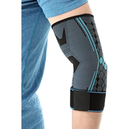 Best Hot Sale 1 Pcs Elbow Support Strap Forearm Protector Breathable for Tennis Basketball Sport EK-New