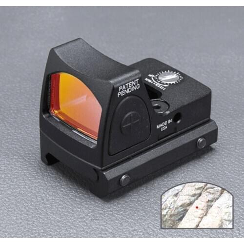 Mini RMR Red Dot Scope / Sight Collimator Glock Airsoft 20mm Rail Loom / Casa Rifle Hunting Riflescope ak 47