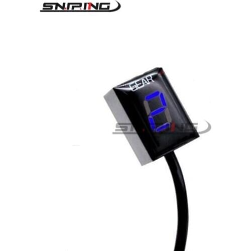 Motorcycle LCD Electronics 6 Speed 1-6 Level Gear Indicator Digital Gear Meter For DAVIDSON 1200 Sportster SuperLow T