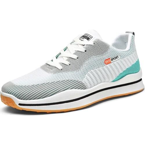 Mens Running Shoes Light Jogging Sneakers Breathable Mesh Outdoor Sports Fashion Casual Shoes Wear-Resistant Shock-Absorbing