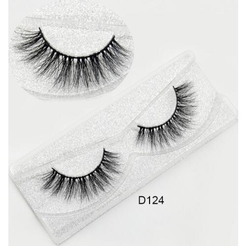 False Eyelashes Cruelty Free Mink 3D Lashes Cotton Stalk Fake Eye Lashes Long Lasting Cilios Posticos Eyelash Extension Kits