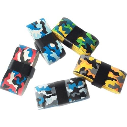 10pcs 2019 ZARSIA NEW camouflage PU dry feeling tennis overgrips ,badminton racket over grip skidproof fishing rod grip