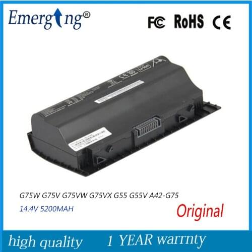 New Original 74WH Laptop Battery for ASUS G75 Series G75V G75VW G75VX G75VM G75V 3D G75VM G75VW G75VXA42-G75