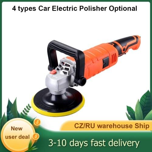 Polishing Machine Car Automotive Polisher Adjustable Speed Car Electric Polisher Waxing Machine Furniture Polishing Tool
