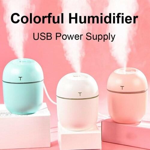 Portable 220ml Mist Purifier USB LED Mini Car Home Office Humidifier Aroma Oil Diffuser