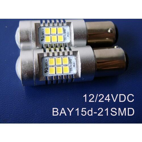 High quality 12/24V Truck Freight Car BAY15d Brake Light 1157 PY21/5W P21/5W BAZ15d Led Light Bulb Lamp free shipping 20pc/lot