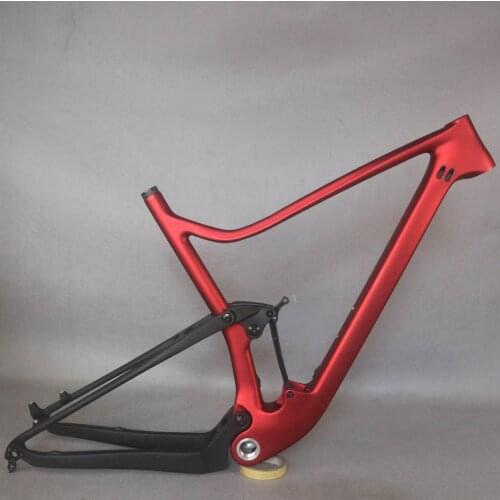 2021 Custom paint 29er Carbon suspension mountain frame BSA Carbon frame XC MTB Frames travel 100mm boost frame thru Axle