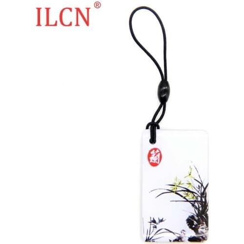 S50 1K 13.56Mhz UID Rewritable Keyfob Key Tags Changeable NFC Card RFID IC Card Multiple Choices Dropping Glue Keychain 1pcs