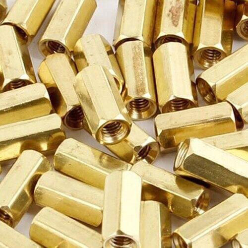 CNIM Hot 50Pcs M3 Male Thread Hex Standoff Hexagonal Spacer