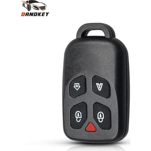 Dandkey Replacement 4 Button + Panic Remote Key Shell For Brazil For Positron Car Alarm Brand New Without Blade Car Key Case