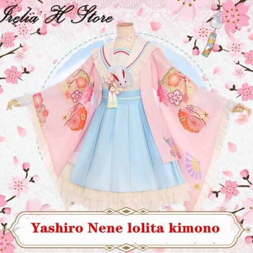 Anime Jibaku Shounen Hanako-kun Cosplays Yashiro Nene Yugi Amane Cosplay Costume kimono dresses female fan art