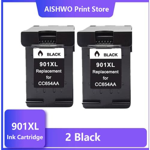 ASW 901XL Cartridge Compatible for hp 901 xl hp901 Ink Cartridge for Officejet 4500 J4500 J4540 J4550 J4580 J4680 printer