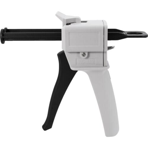 Glue Gun 50ml Two Component AB Epoxy Sealant Glue Gun Applicator Glue Adhensive Squeeze Mixed 1:1 Manual Caulking Gun Dispenser