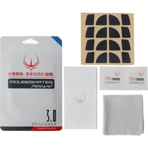 4 Sets/Pack Original Hotline Games Competition Level Mouse Feet Mouse Skates Gildes for Logitech MX Anywhere2 / 2S Mouse 0.6mm