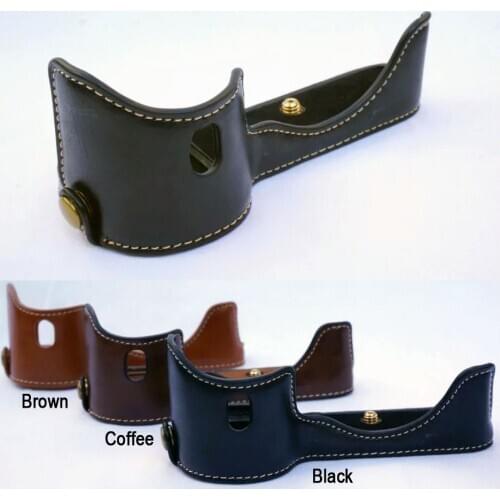 Leather Protect Half Case Grip for Sony Alpha A7 A7S A7R Camera