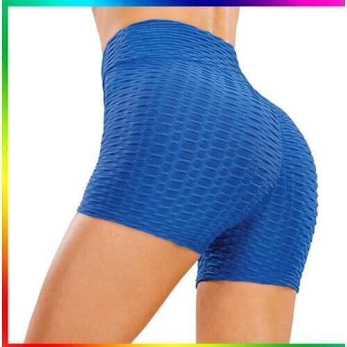 Leggings womens 2020 summer thin sports shorts jacquard hip lifting slim Yoga Pants