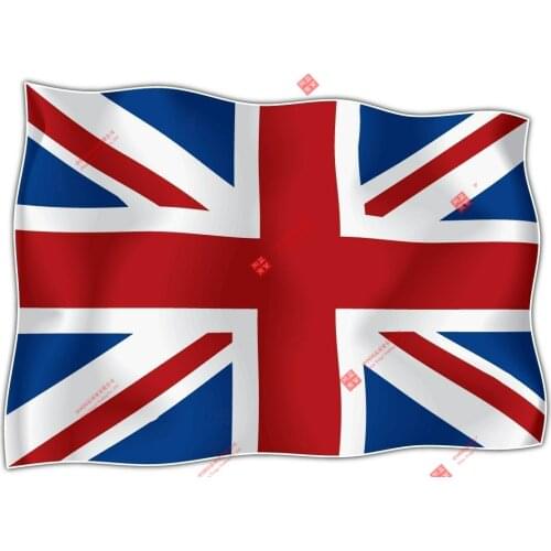 Hot Sell Personality 1x Autocollant Sticker Drapeau Anglais Royaume Uni Uk Racing Helmet Stickers