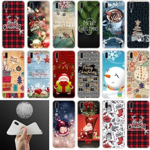 Soft Silicone Case Christmas series christmas lights For Huawei P40 P30 P20 Pro P10 Plus Lite P Samrt Z 2019 E 2020