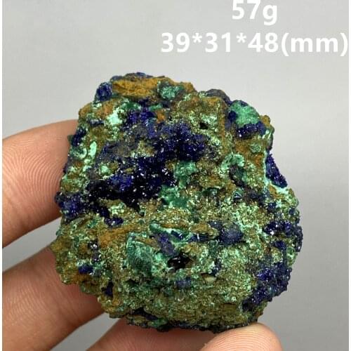 57g Natural beautiful Azurite and Malachite symbiotic mineral specimen crystal Stones and crystals Healing crystal