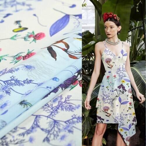 Natural mulberry silk stretch georgette fabric 12mm summer soft draped fashion sewing spandex fabric for dress alibaba express