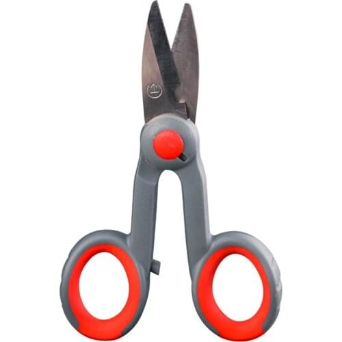 Stainless Steel Serrated Scissor For Fishing Scissors Portable Fishing Plier Cut PE Braid Line Lure Cutter Carp Fishing Tools