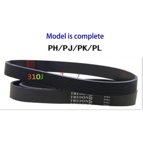 Tread machine belt motor drive belt rubber multi groove belt multi wedge 310J/PJ787 woodworking saw belt