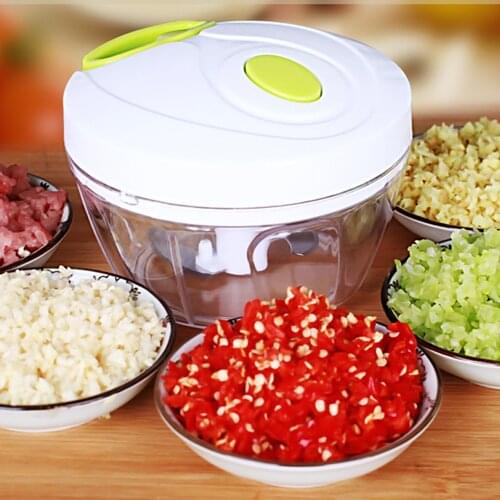 Hand Chopper Manual Rope Food Processor Silcer Shredder Salad Maker Garlic Meat Onion Slicer Cutter Kitchen Tool Accessories