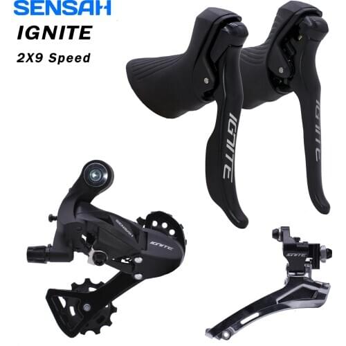 SENSAH IGNITE 2x9 s Speed Road Bike Groupset Shifter Derailleur Brake Lever Tiagra Sora R7000 105 New
