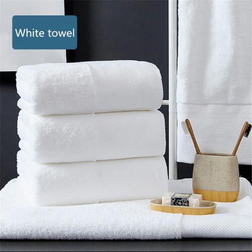 High quality five-star hotel towel cotton thick white large towel Rapid water absorption face towel Soft touch bath towel