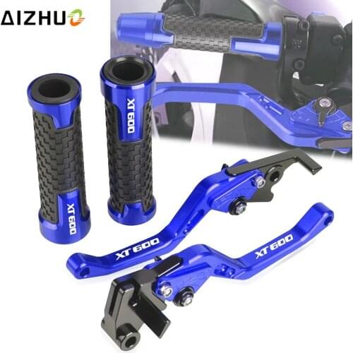 XT 600 FOR YAMAHA XT600 1984-2003 1985 1990 2000 2002 Motorcycle Accessories CNC Aluminum Brake Clutch Levers Handlebar Grips