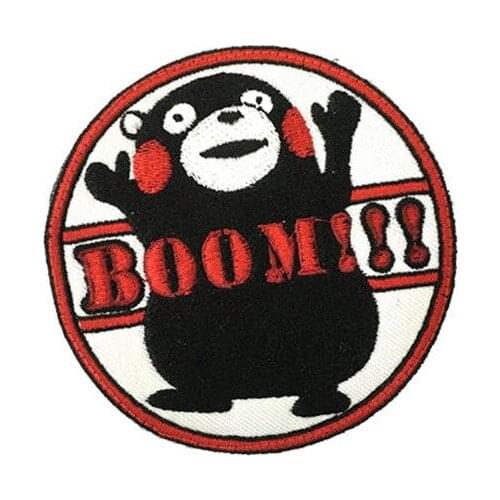 Japan Kumamon Embroidered Patch Badge Cute Bear Animal Collection Backpack Bags Arm Appliques Patches Bedge Collection Gift NEW