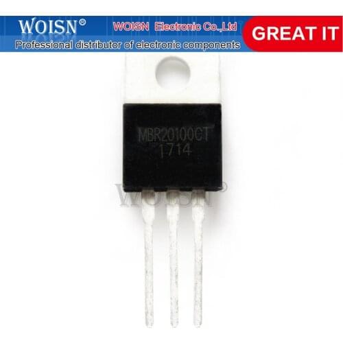 10PCS MBR20100CT MBR20100 TO-220 TO220 20100CT Transistor new original In Stock