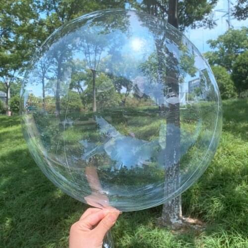 10pcs 12/18/20/24inch Transparent Bobo Bubble Balloon Clear Air Helium Globos Wedding Birthday Party Decoration Adult Kids Toy