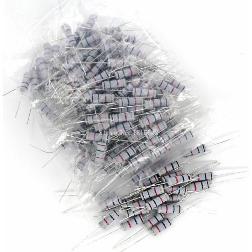 New 50PCS/Lot 2W 10 ohm 5% Resistor / 2W 10R ohm Carbon film resistor +/- 5% / 2W Color ring resistance Wholesale Electronic