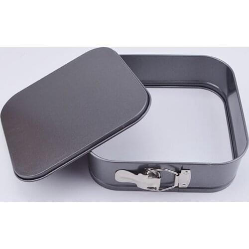 3Pcs/Set Air Fryer Oven Bakeware Square Shape Cake Tins Mold Non Stick Baking Bake Trays Pan For Cheesecake Mousse Quiche