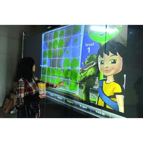 37" Interactive touch Foil easy to install in the glass / 10 points touch foil film