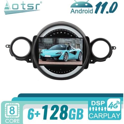 Android 11 For Mini Cooper 2007 - 2014 Car Radio GPS Navigation Multimedia Video Player Stereo Auto Audio Head Unit CD