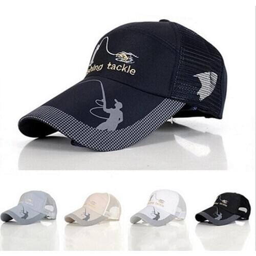Outdoor Sport Baseball Cap Spring And Summer Men Women Fashion Outdoor Sun Protection Tackle Mesh Baseball Cap Fishing Hat