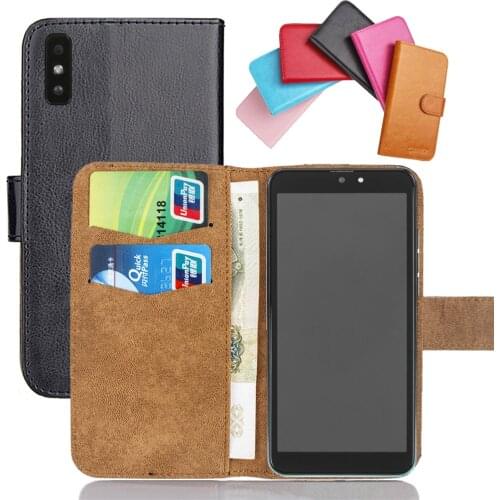 6 Colors DEXP A355 Case 5.45" Leather Fashion Luxury Multi-Function DEXP A355 Cases Phone Cover Card Slots