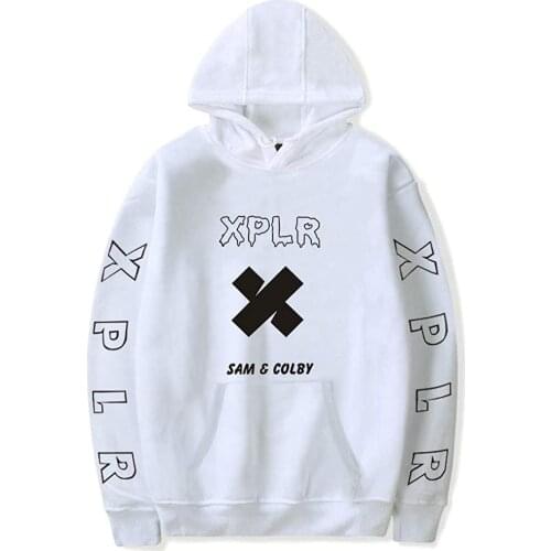 Funny Sam and Colby Children Hoodies Kids Casual Pullover Streetwear Print Sam and Colby XPLR Hoodie For Boys And Girls Clothes