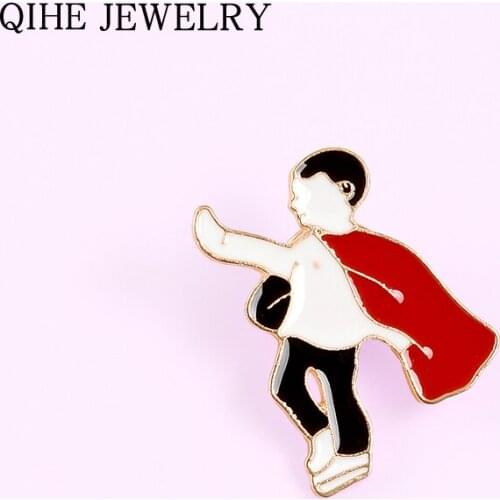 Childhood Dream Enamel Pin Creative Alloy Badge Custom Fun Figure Brooch Backpack Lapel Pins Fashion Jewelry Gift for Kids Men