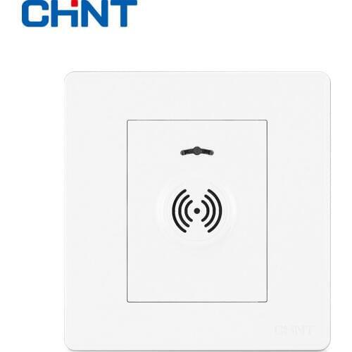 CHINT Wall Switch Socket NEW2D Ivory White Large Panel Sound And Light Control Delay Switch